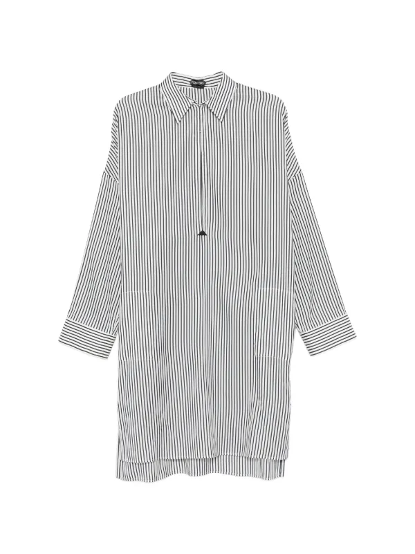 Tom Ford Striped Midi Dress in White