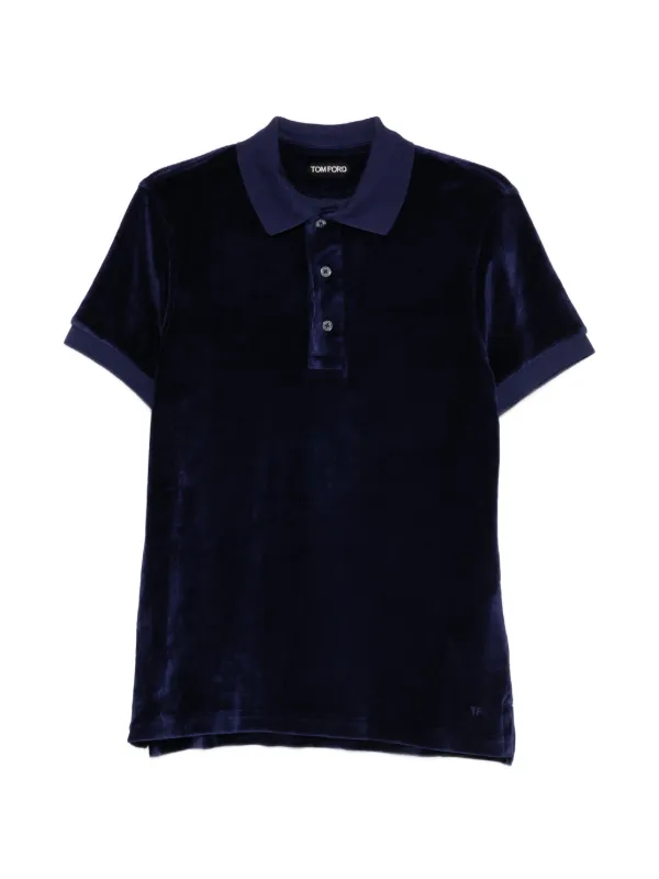 TOM FORD ショートスリーブ ポロシャツ | ブルー | FARFETCH JP