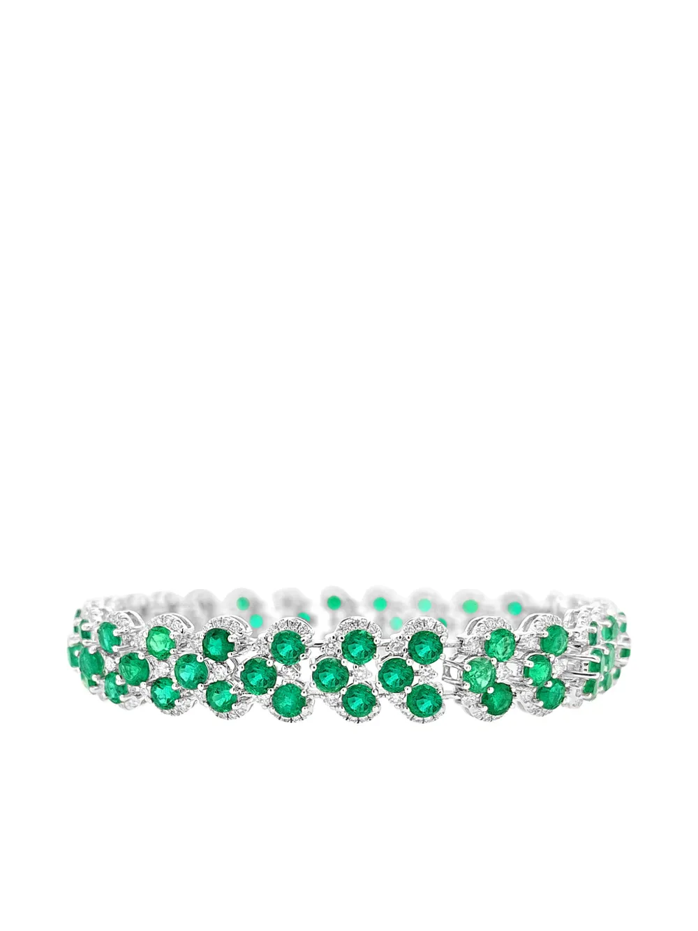 HYT Jewelry emerald and diamond bracelet - Argento