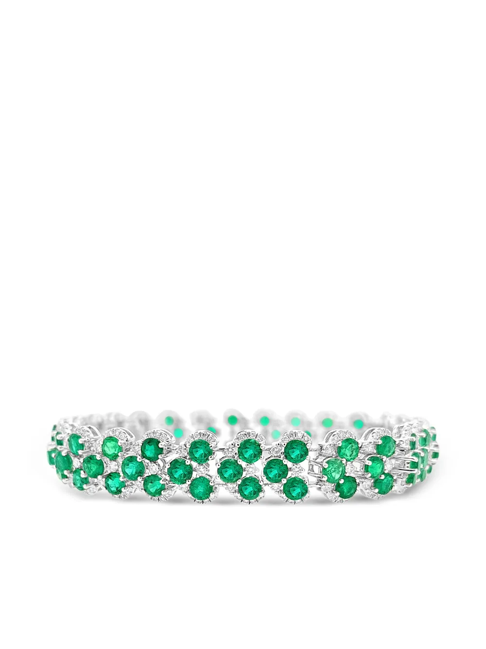HYT Jewelry emerald and diamond bracelet - Argento