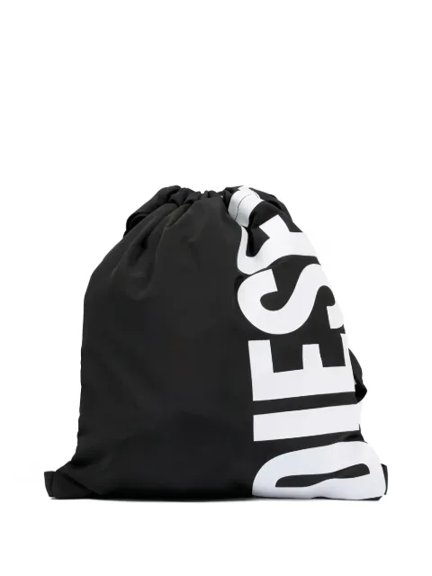 Diesel Kids drawstring logo-detail backpack