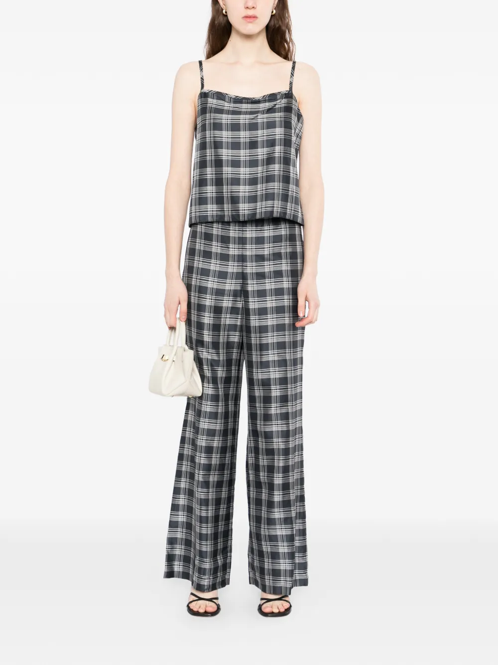 Theory Fluid broek Zwart