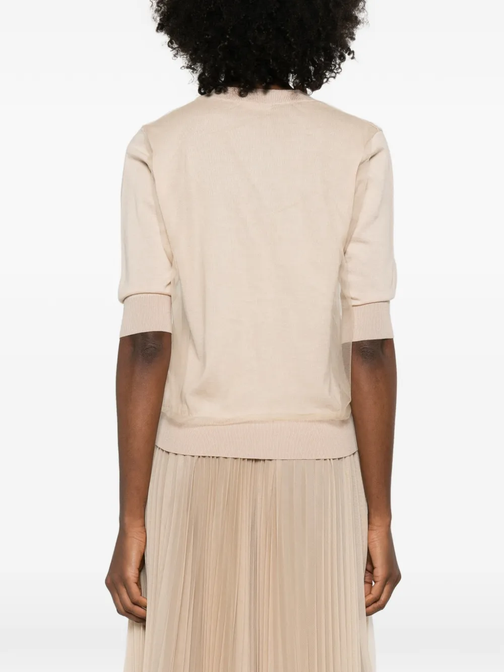 Fabiana Filippi Trui met V-hals Beige