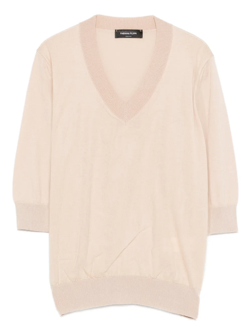 Fabiana Filippi V-neck sweater - Toni neutri