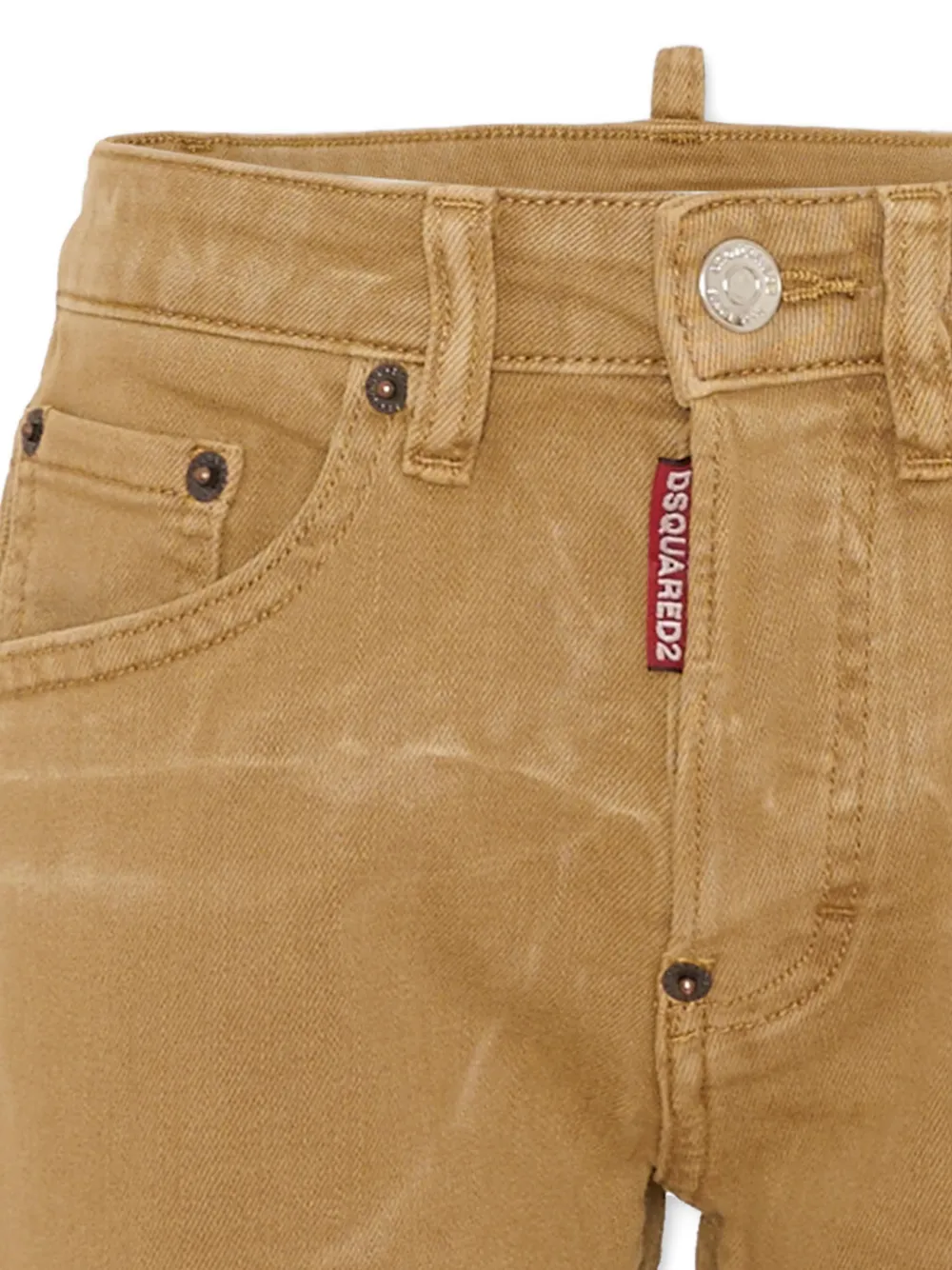 DSQUARED2 KIDS Shorts met logoprint Bruin