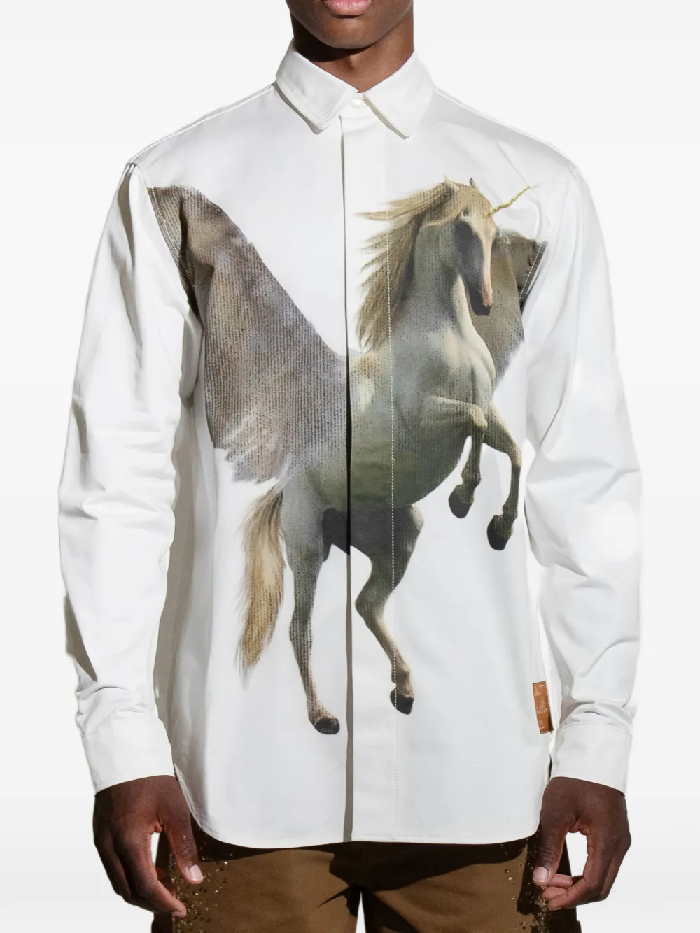 GARCIAS pegasus-print shirt | White | Image 1