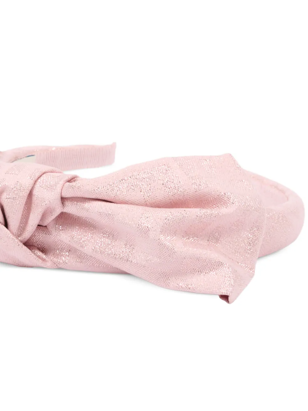  Fendi Kids Bow-detail Headband - Pink 