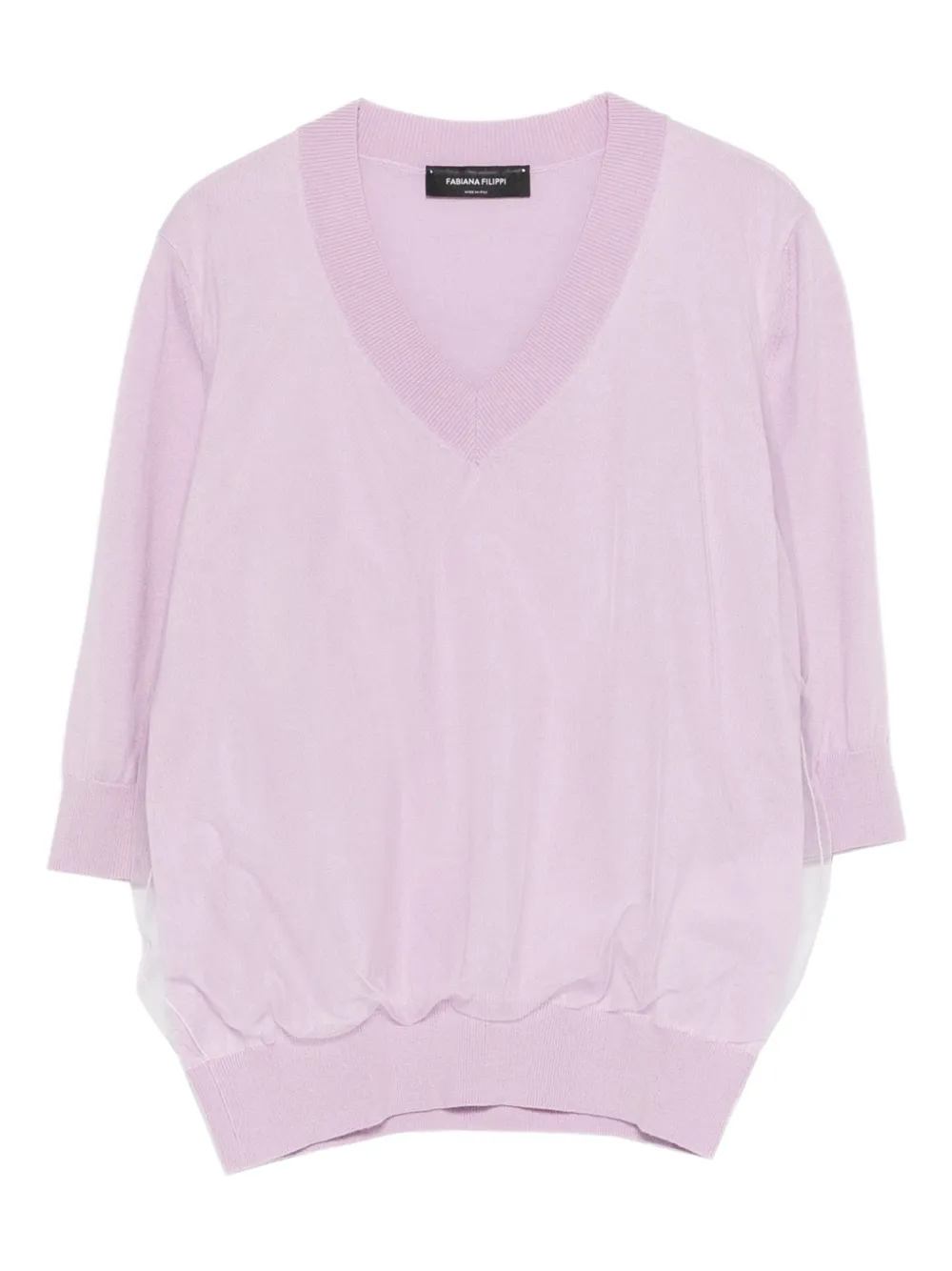 Fabiana Filippi V-neck top - Viola