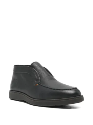 Bottes Santoni CORVAT-D-GEXU60 En Daim Bleu - Taille US 10.5 UK 9.5, Neuf Avec Emballage