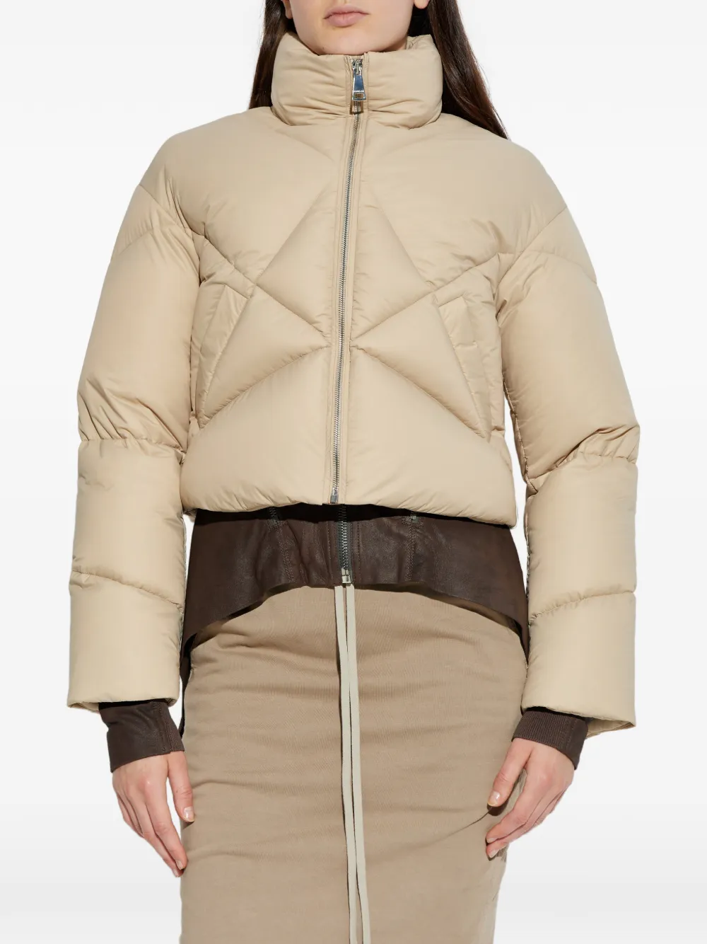  Khrisjoy Zip-up Puffer Jacket - Neutrals 