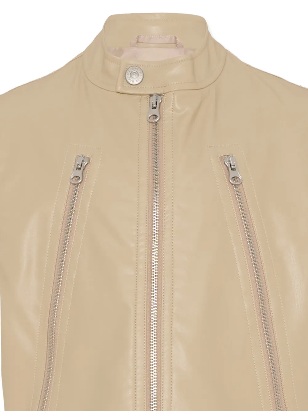 MM6 Maison Margiela Kids Gilet met rits Beige