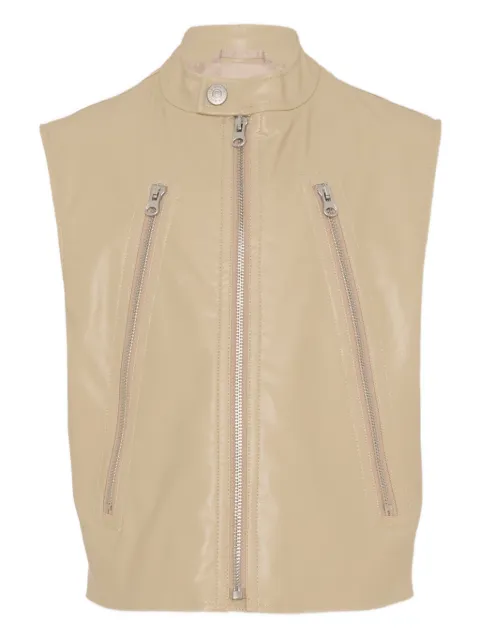 MM6 Maison Margiela Kids throat-latch zipped gilet