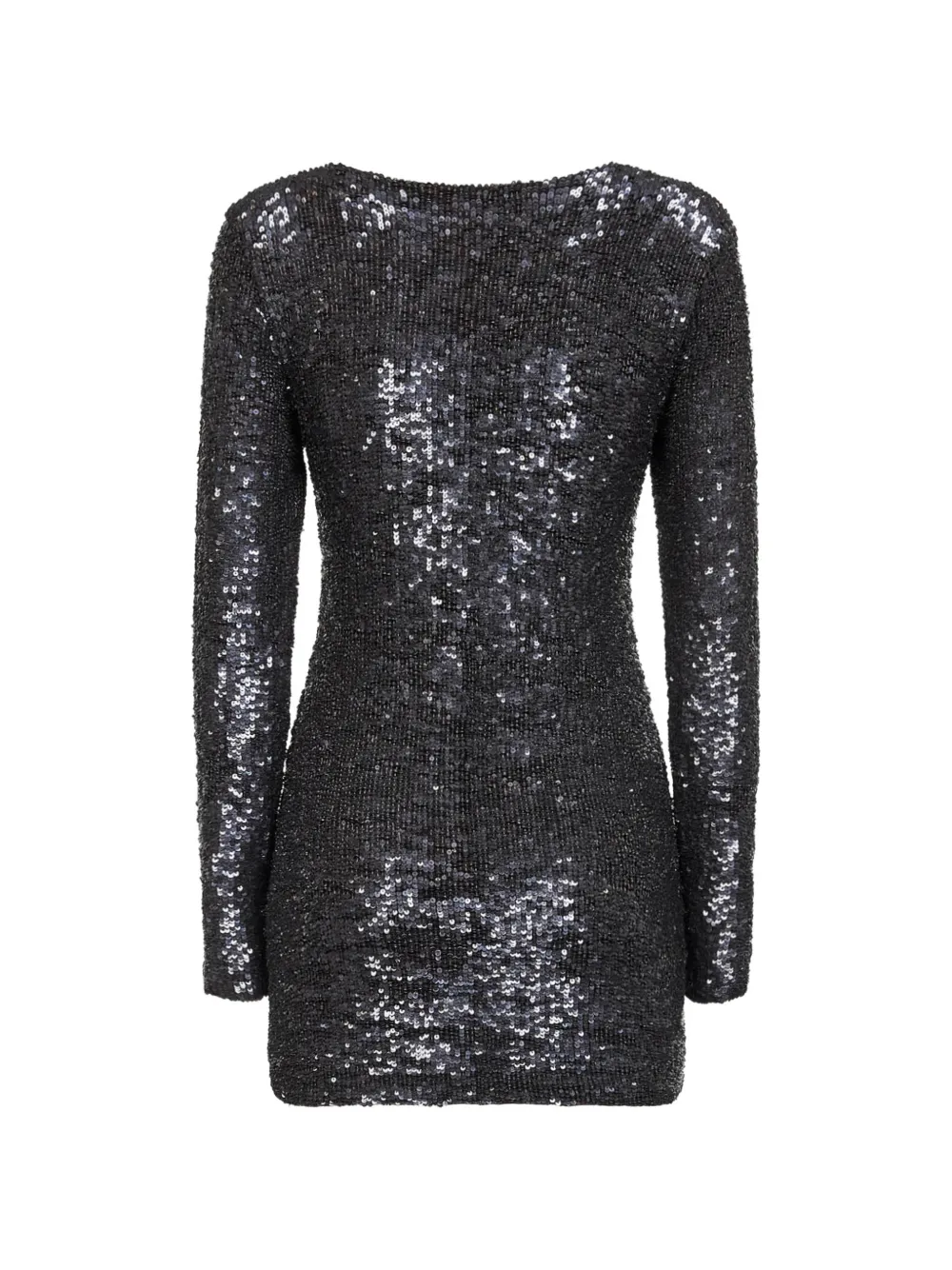  P.a.r.o.s.h. Sequin-embellishment Mini Dress - Black 