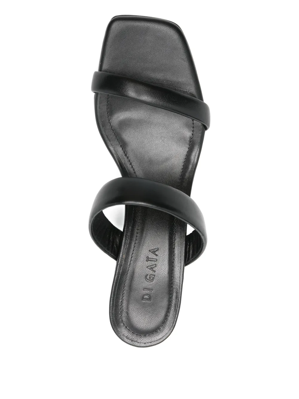 Di Gaia x Louiza Cordelia sandalen met vierkante neus Zwart