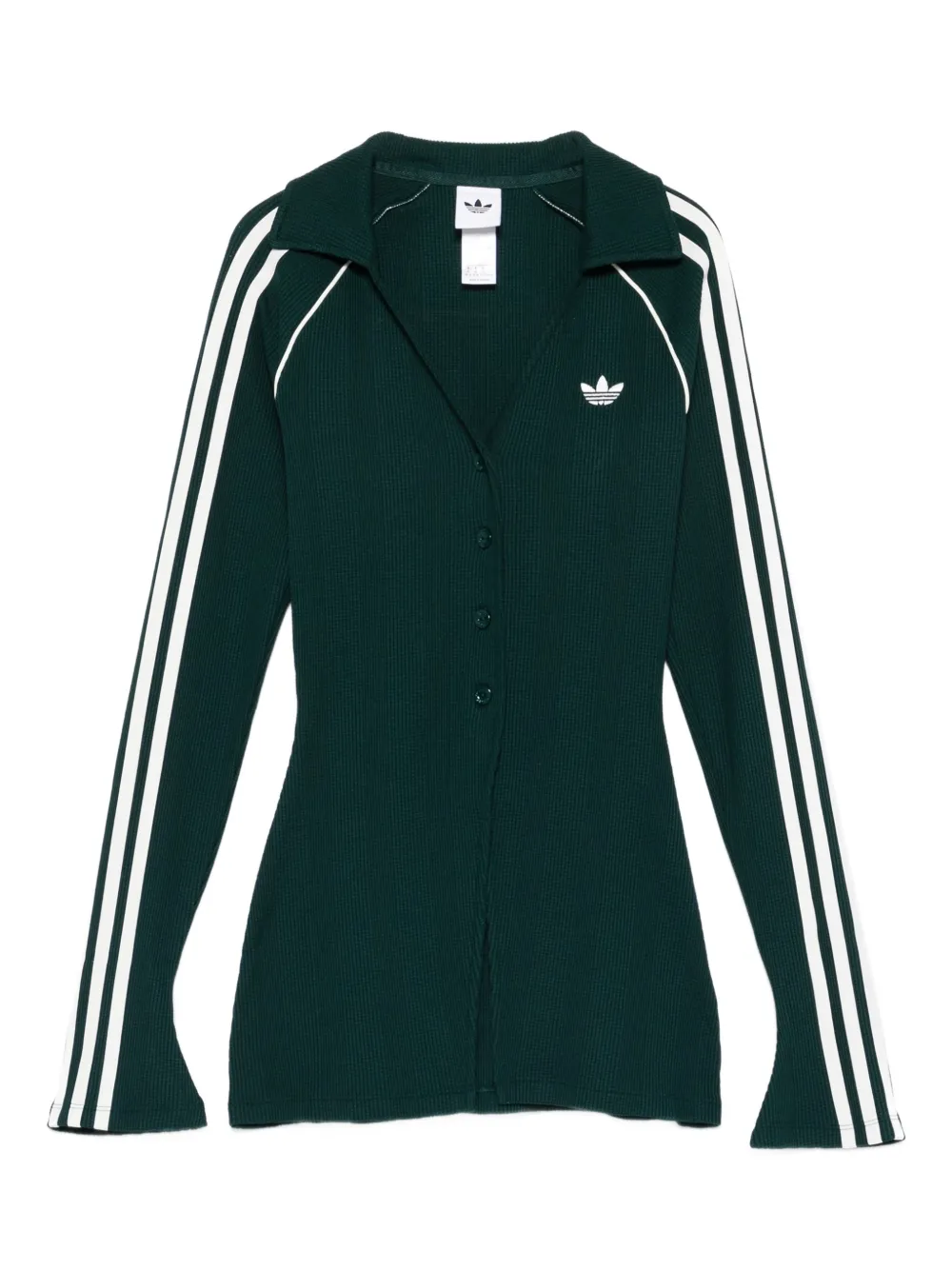 adidas button-up top - Grün