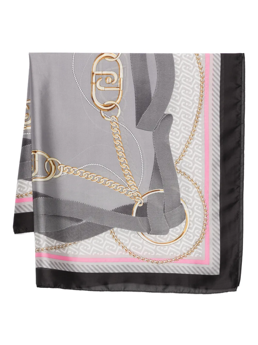 LIU JO Foulard con stampa - Grigio