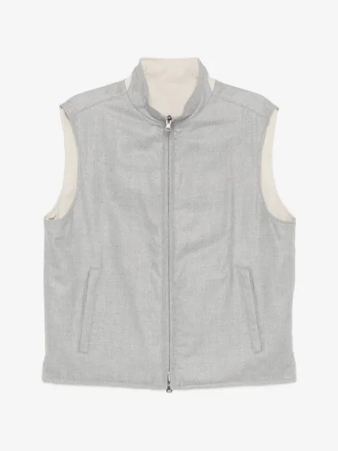 N.Peal Gilet reversibile con zip