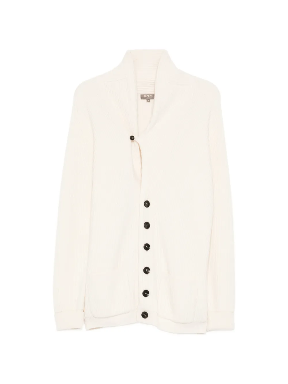 N.Peal Kensington Cardigan - Nude