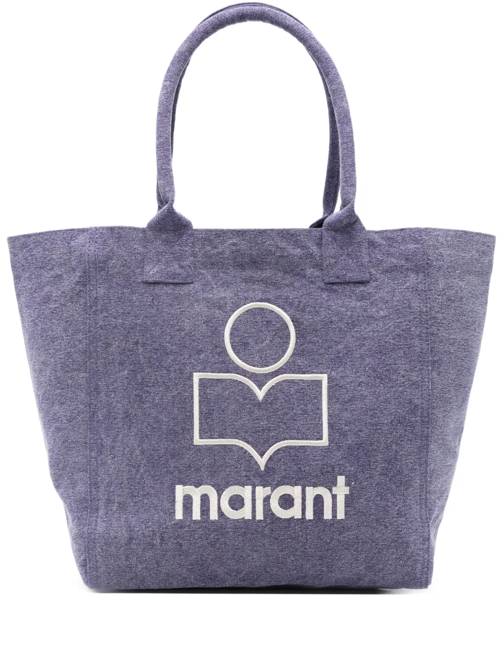 ISABEL MARANT small Yenky logo-embroidered tote bag - Viola