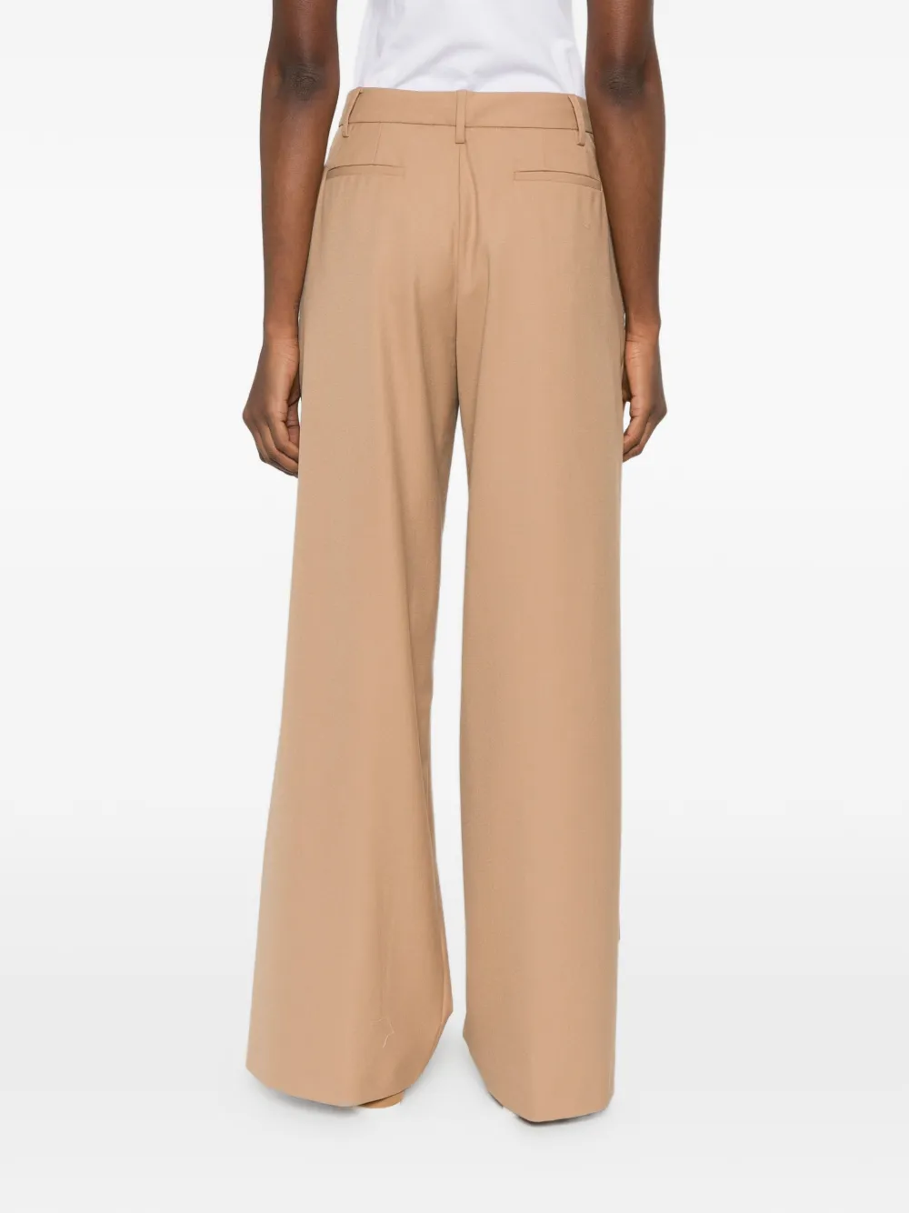 Fabiana Filippi Broek met wijde pijpen Beige