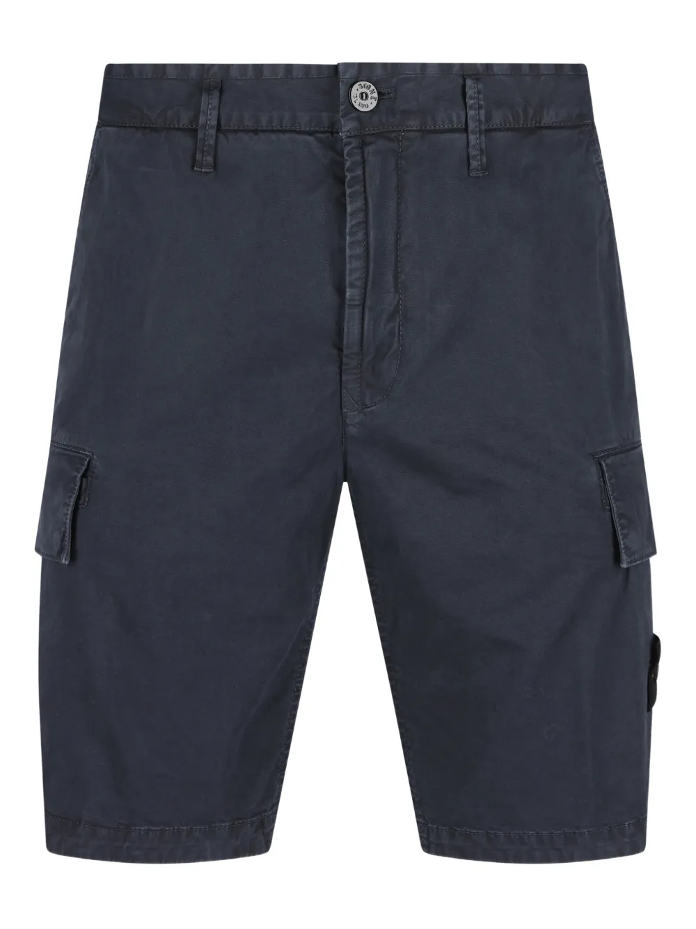 Stone Island button-fastening cargo shorts | Blue | Image 1