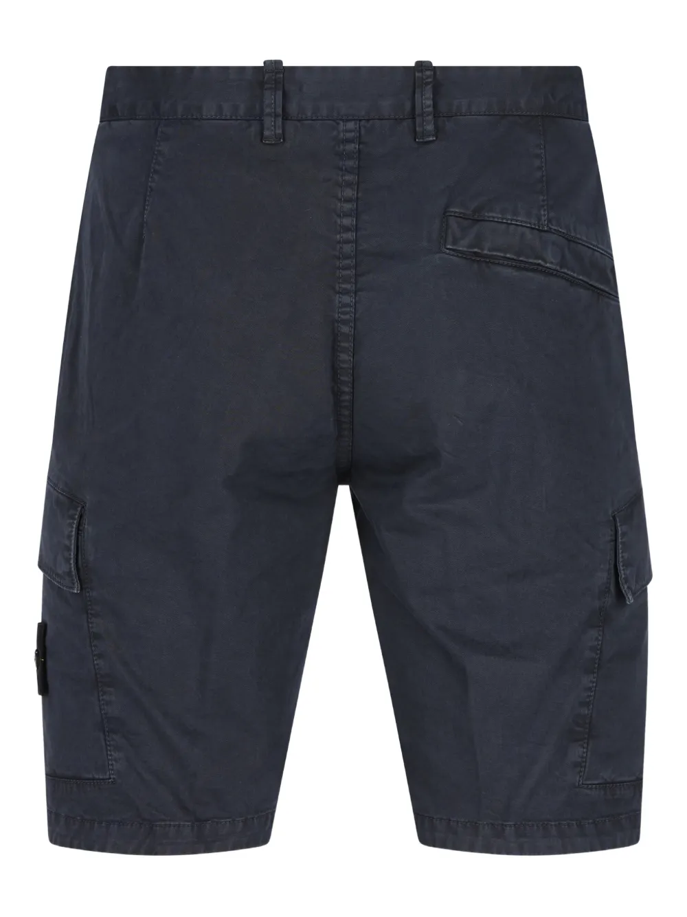 Stone Island button-fastening cargo shorts - Blauw
