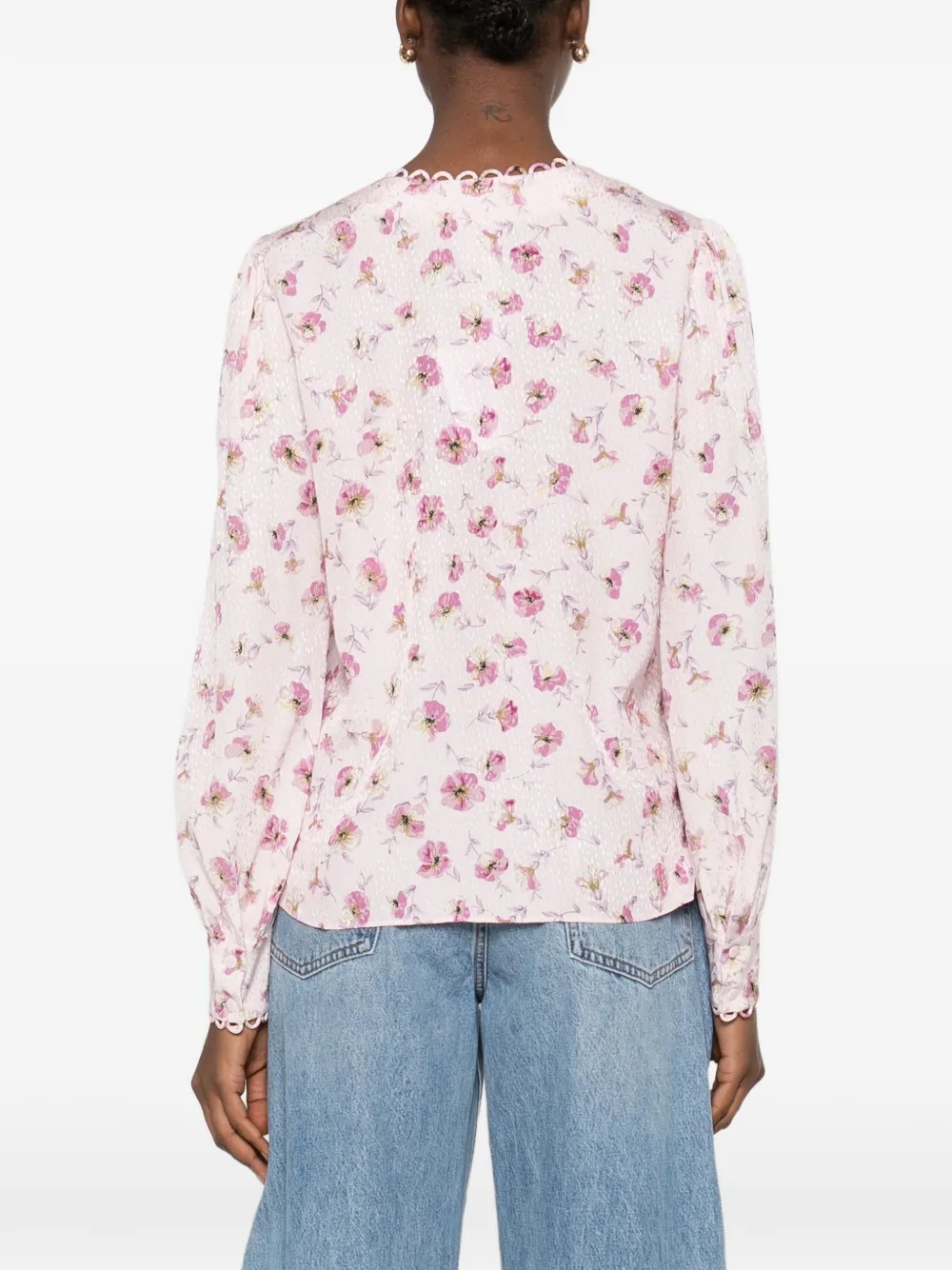 TWINSET Blouse met bloemenprint Roze