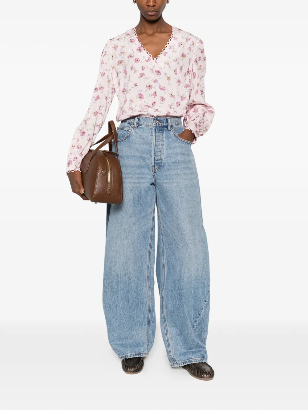 TWINSET Blouse met bloemenprint - Roze