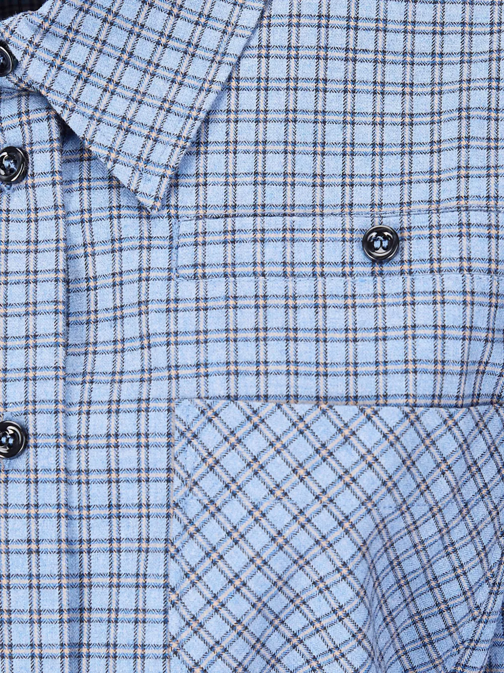  Baum Und Pferdgarten Check Belted Shirt - Blue 