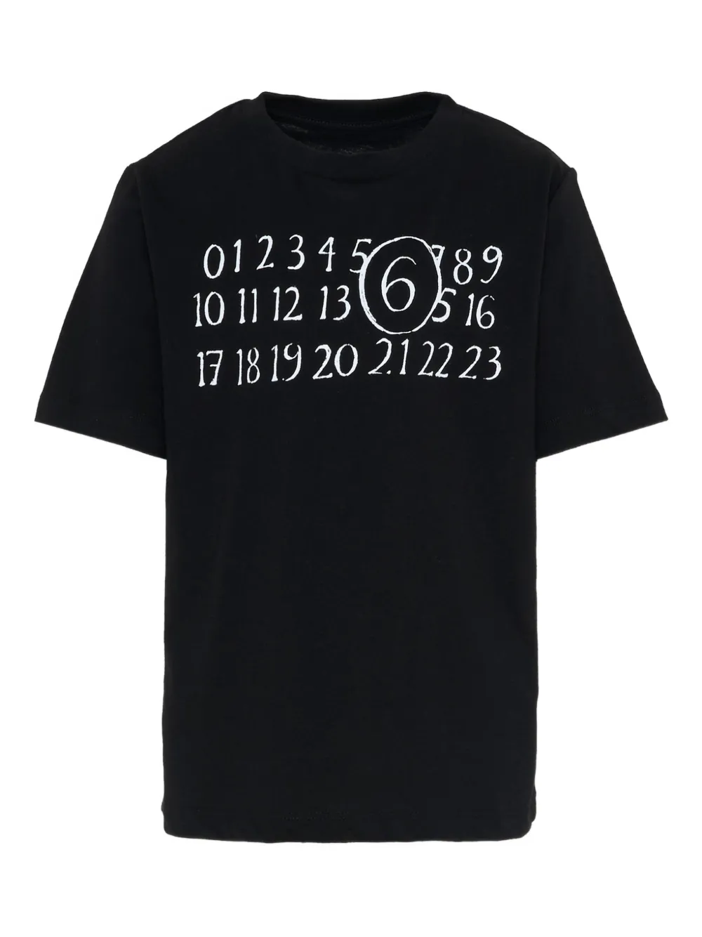 MM6 Maison Margiela Kids short-sleeve T-shirt - Nero