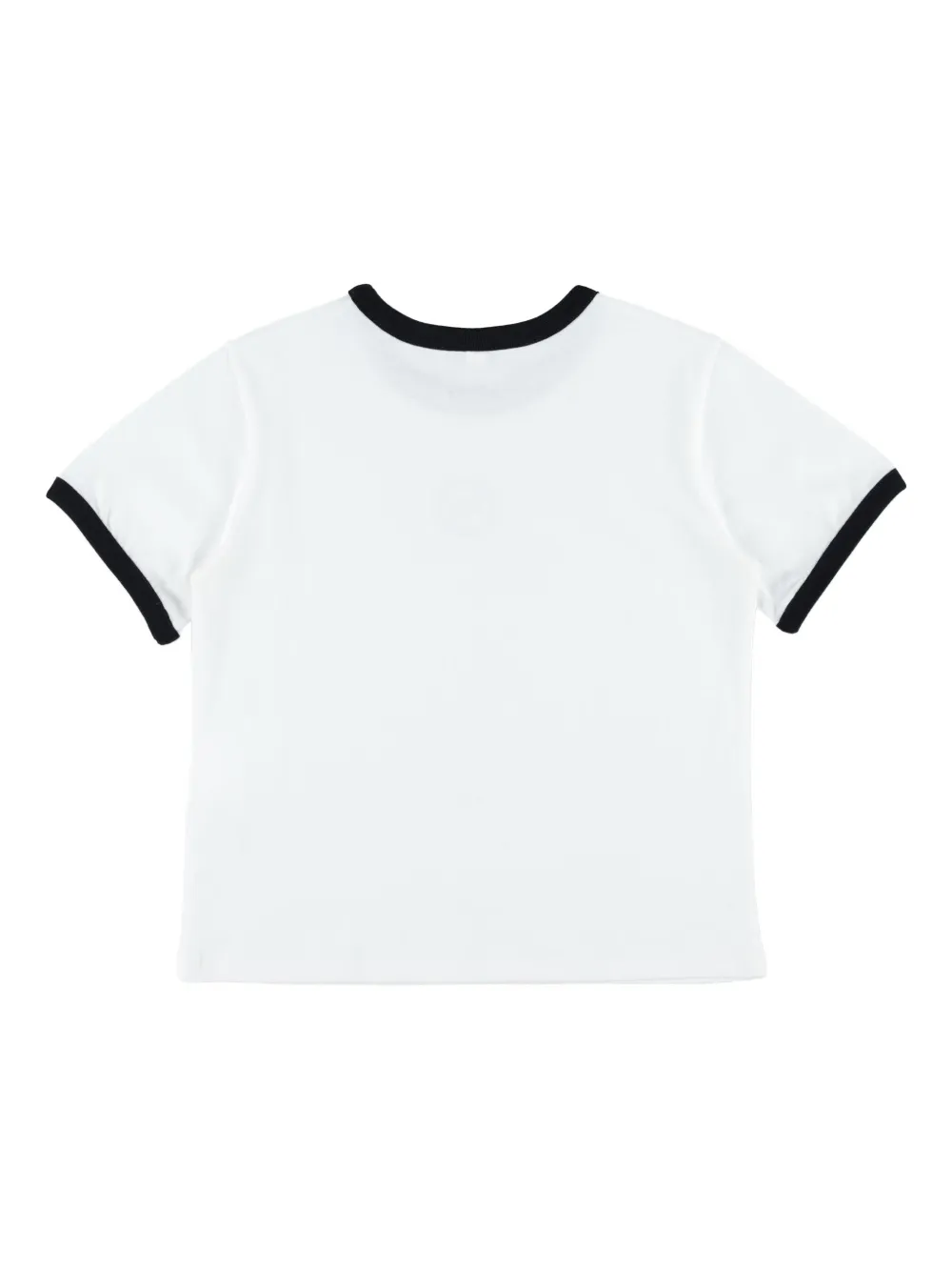 Stella McCartney Kids New Ringer T-shirt met logo Wit