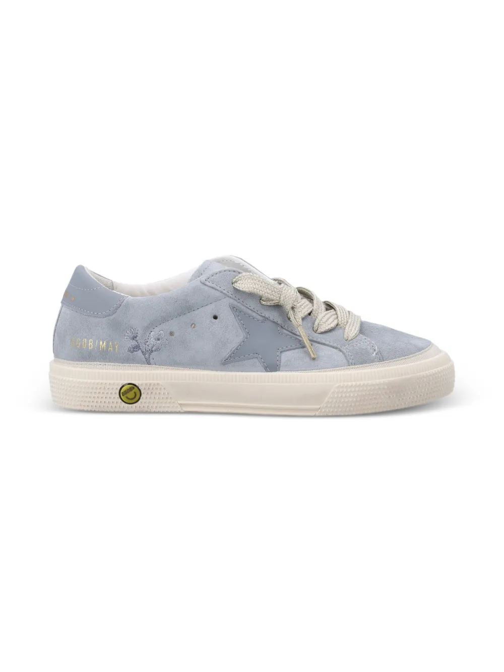 Golden Goose Kids May suède sneakers met ster Blauw