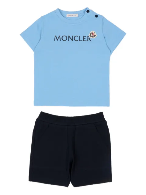 Moncler Enfant logo-detail shorts set