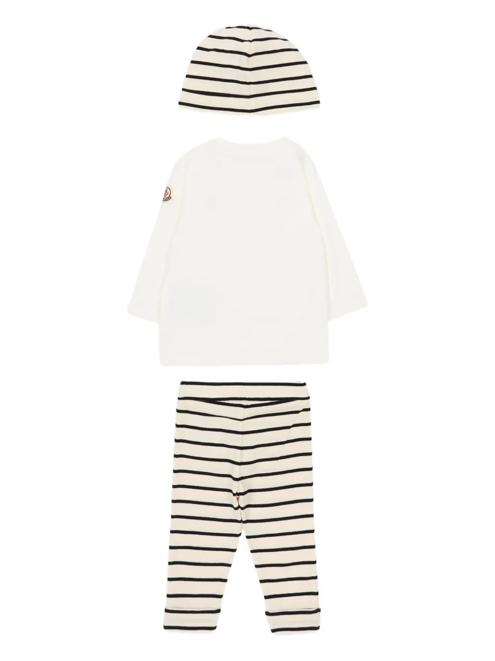 Moncler Enfant striped trousers set (set of three) | Babygrow Sets | Image 2