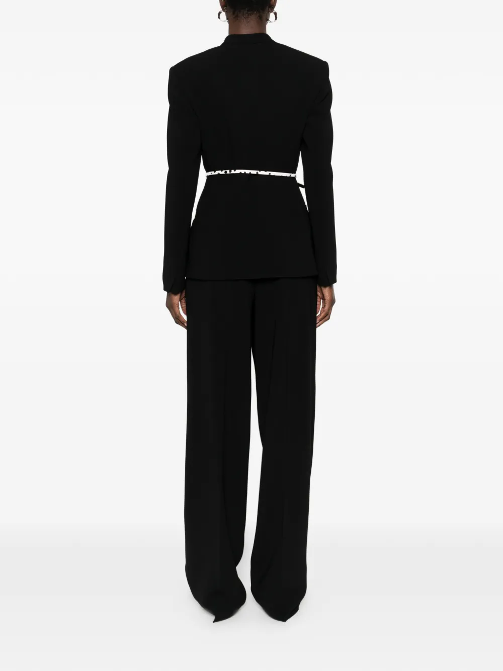  Max Mara Belted Suit - Black 