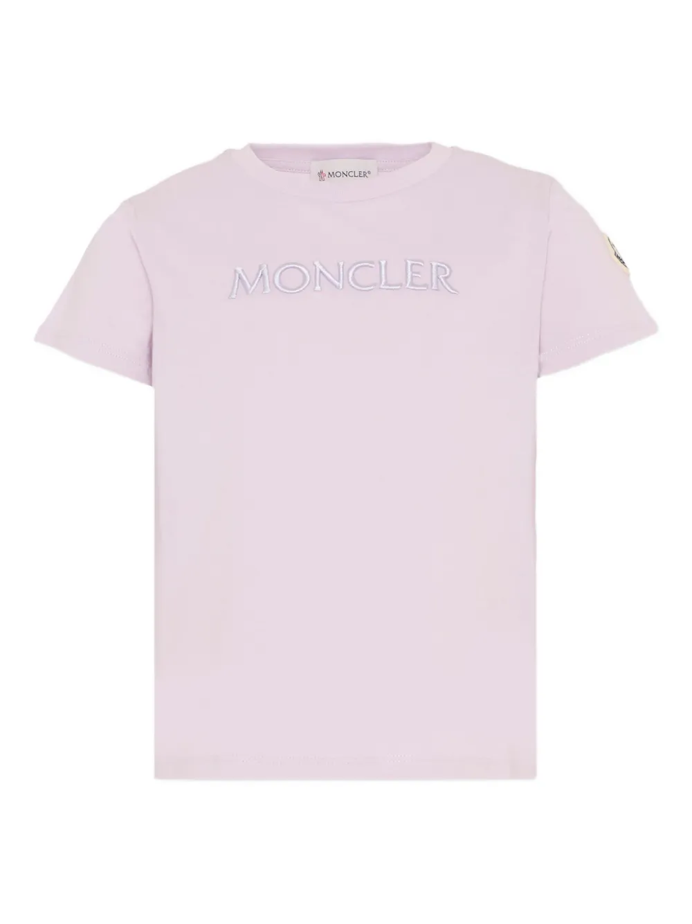 Moncler Enfant エンブロイダリー Tシャツ | パープル | FARFETCH JP