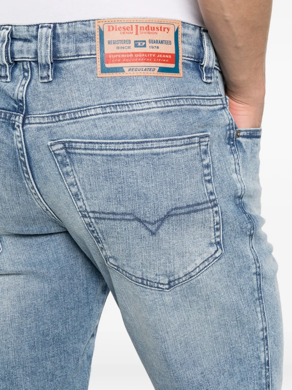 Diesel 1993 D-Vyl jeans met zak Blauw