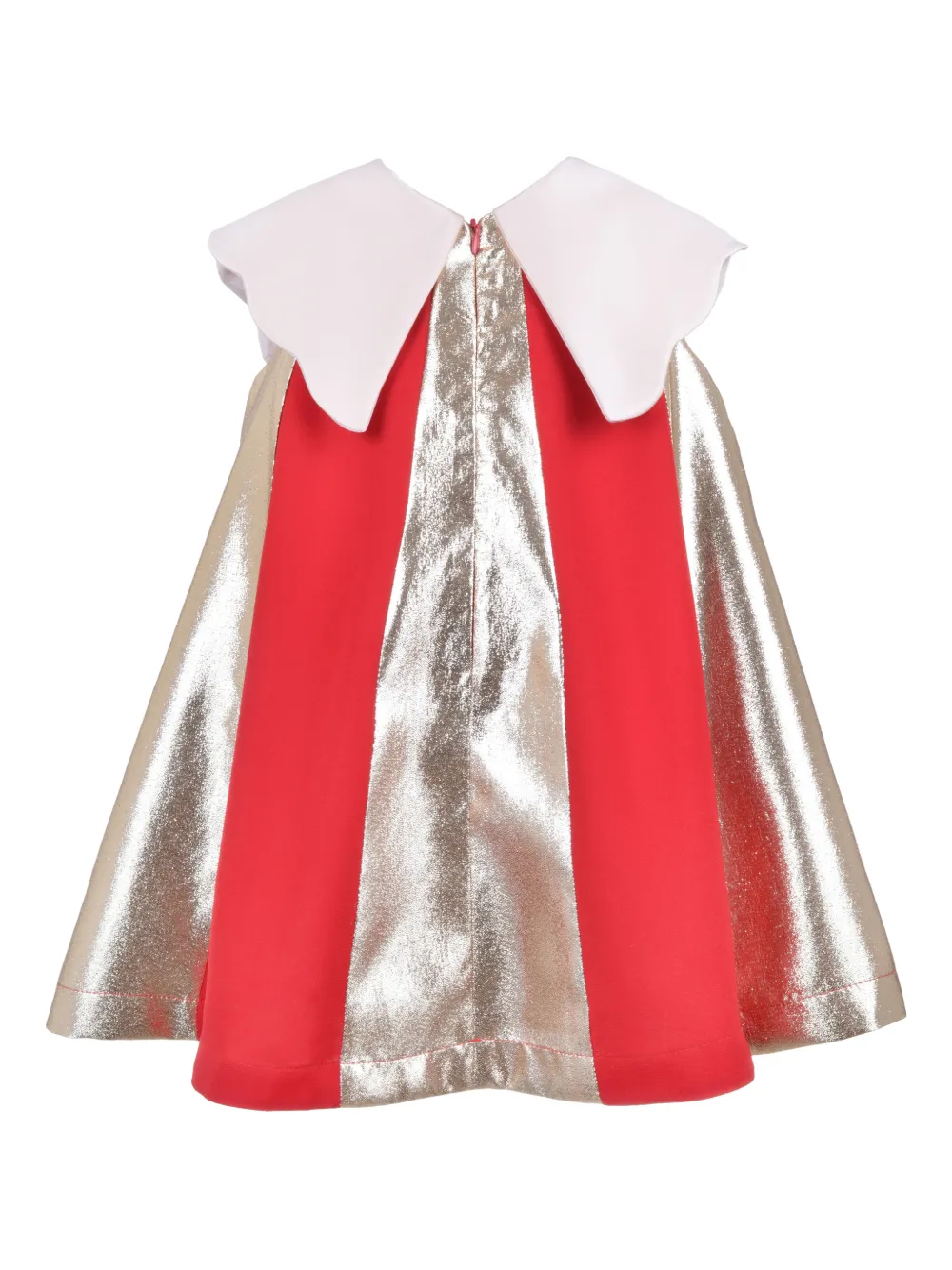  Hucklebones London Candy Cane Trapeze Dress - Red 