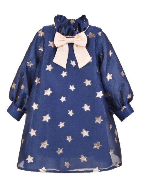 Hucklebones London star-print long-sleeve dress
