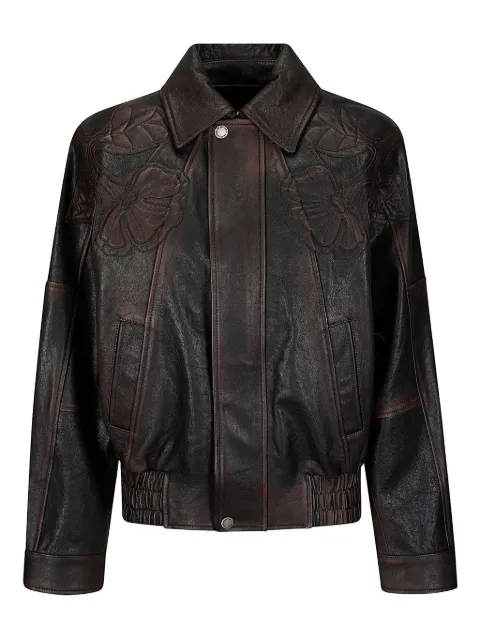 Golden Goose appliqued leather jacket