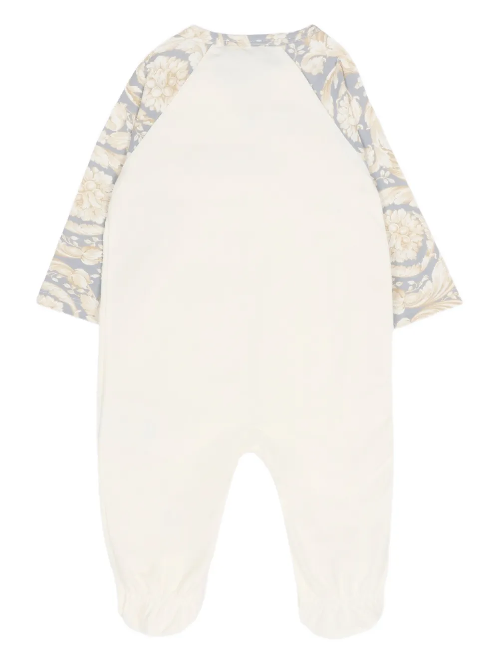 Versace Kids floral-pattern pajamas - Beige