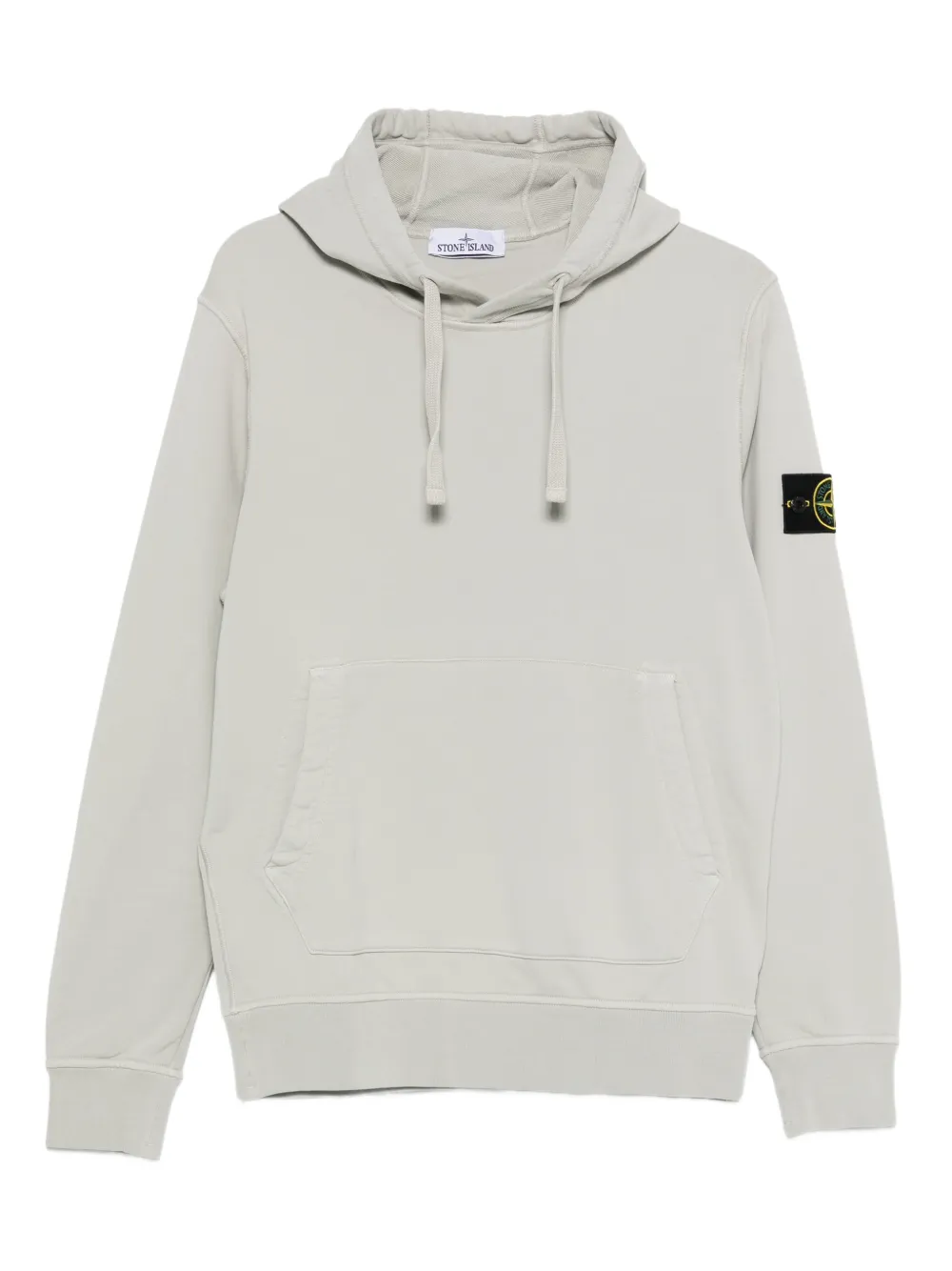 Stone Island kangaroo-pocket hoodie - Grey