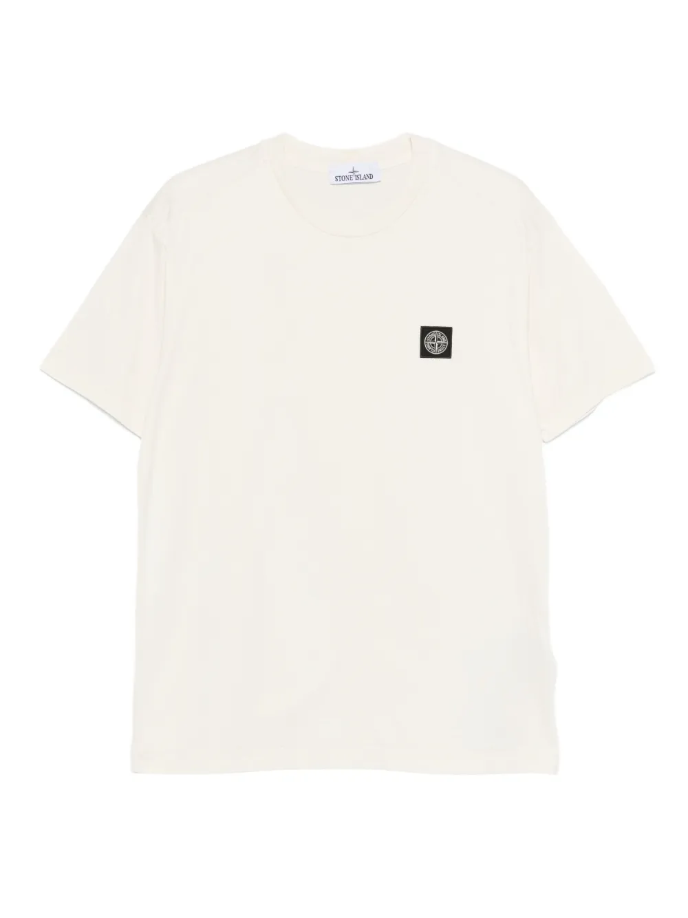 Stone Island logo-patch T-shirt - Toni neutri