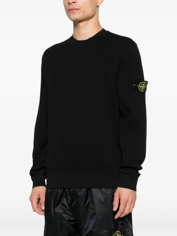 Stone Island クルーネック スウェットシャツ | ブラック