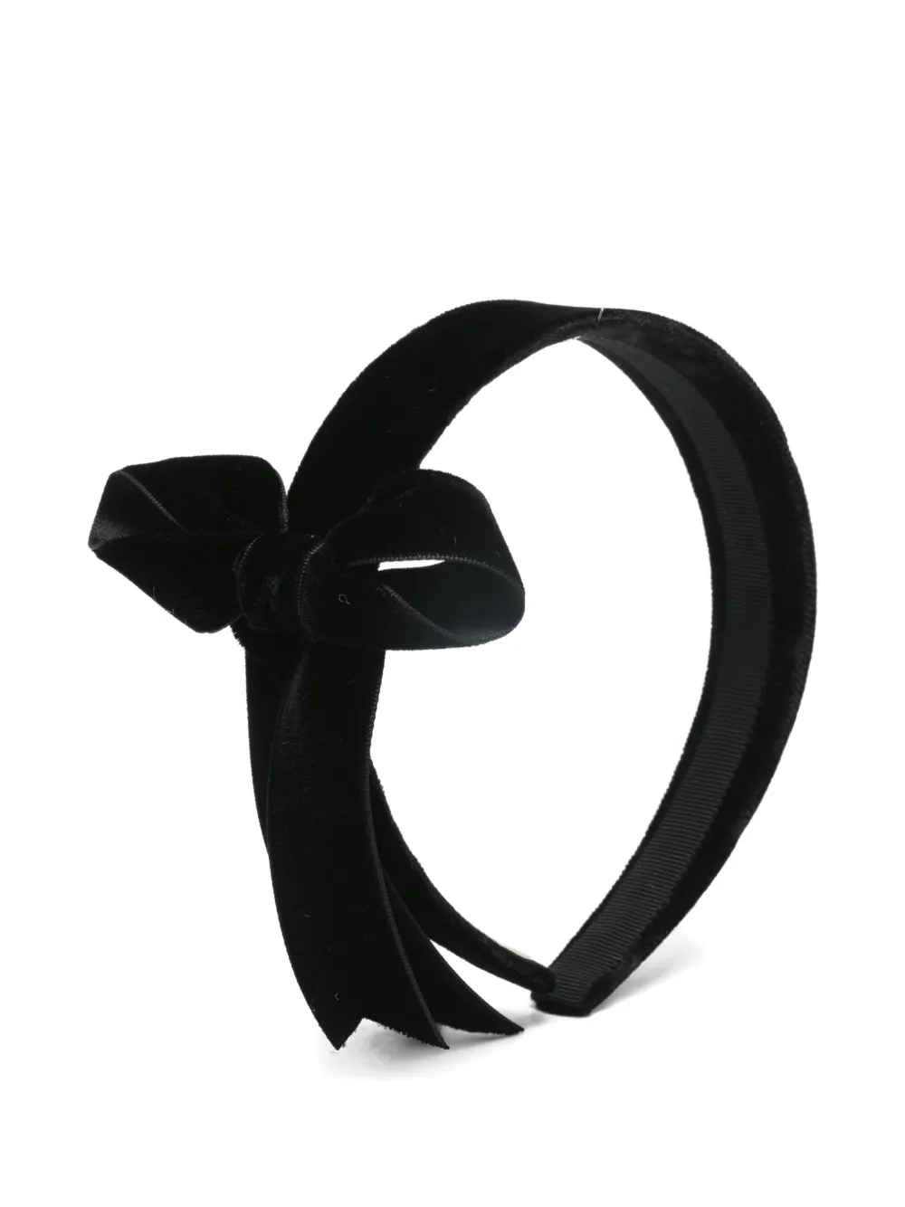 Jennifer Behr bow-embellishment hair band - Nero