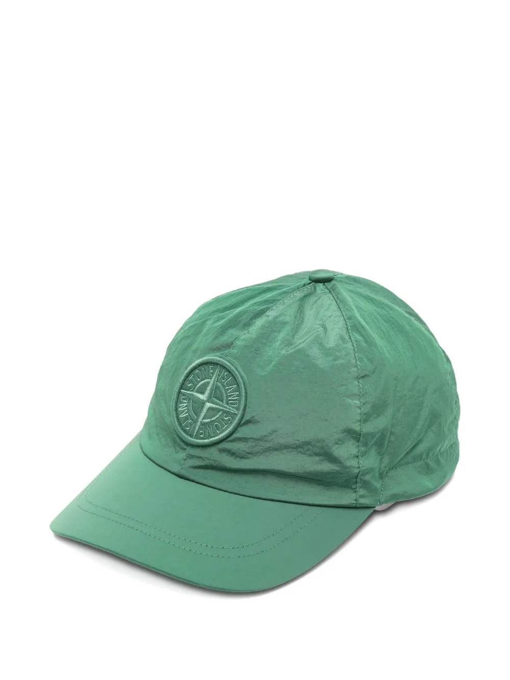 Stone Island logo-embroidered baseball cap - Verde