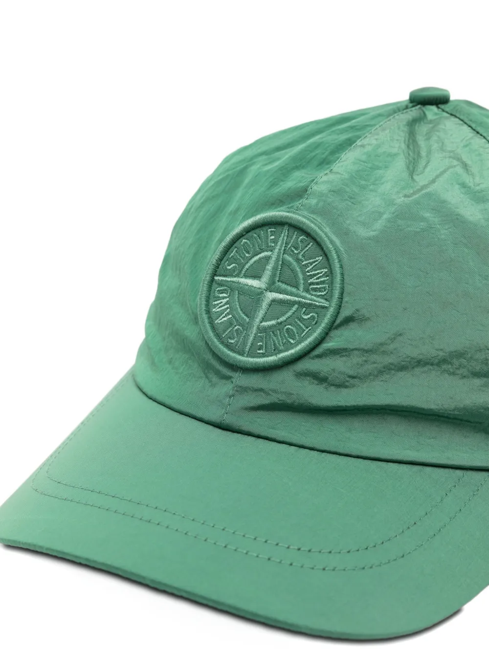  Stone Island Logo-embroidered Baseball Cap - Green 