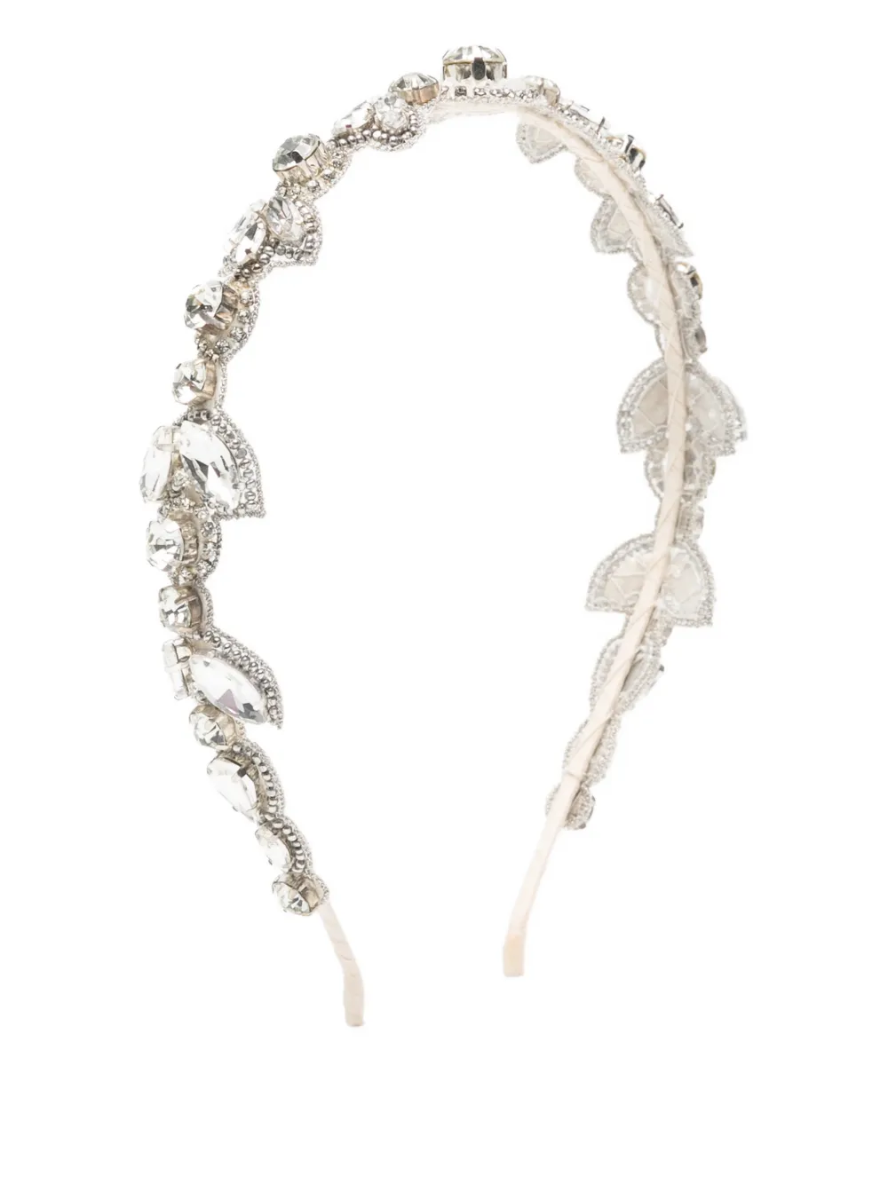 Jennifer Behr crystal-embellishment hair band - Silber
