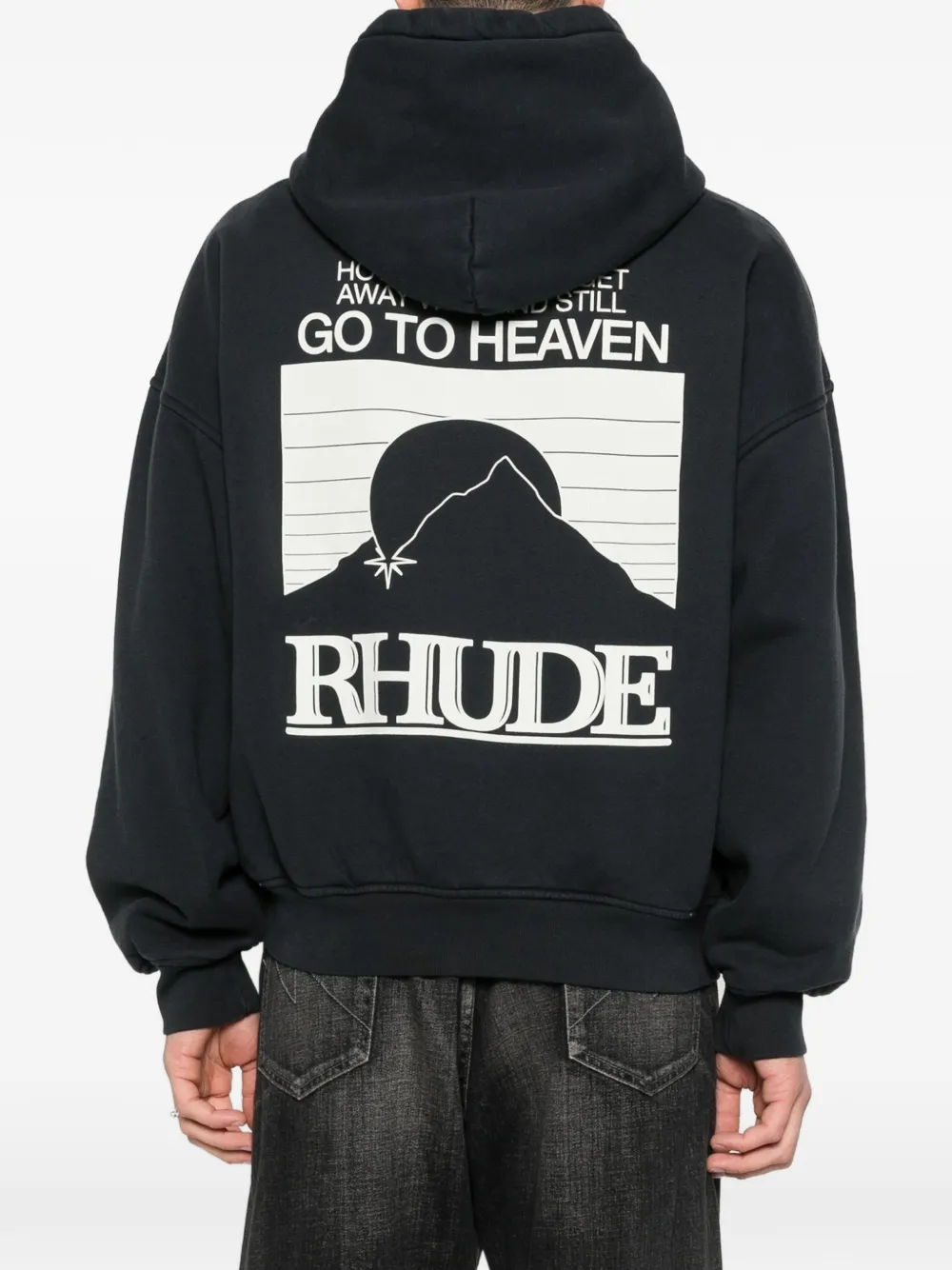 RHUDE Moonlight Pack hoodie Zwart