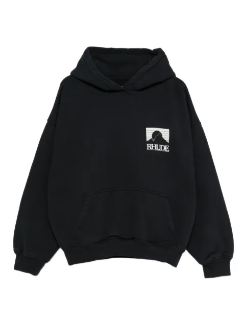 RHUDE logo hoodie